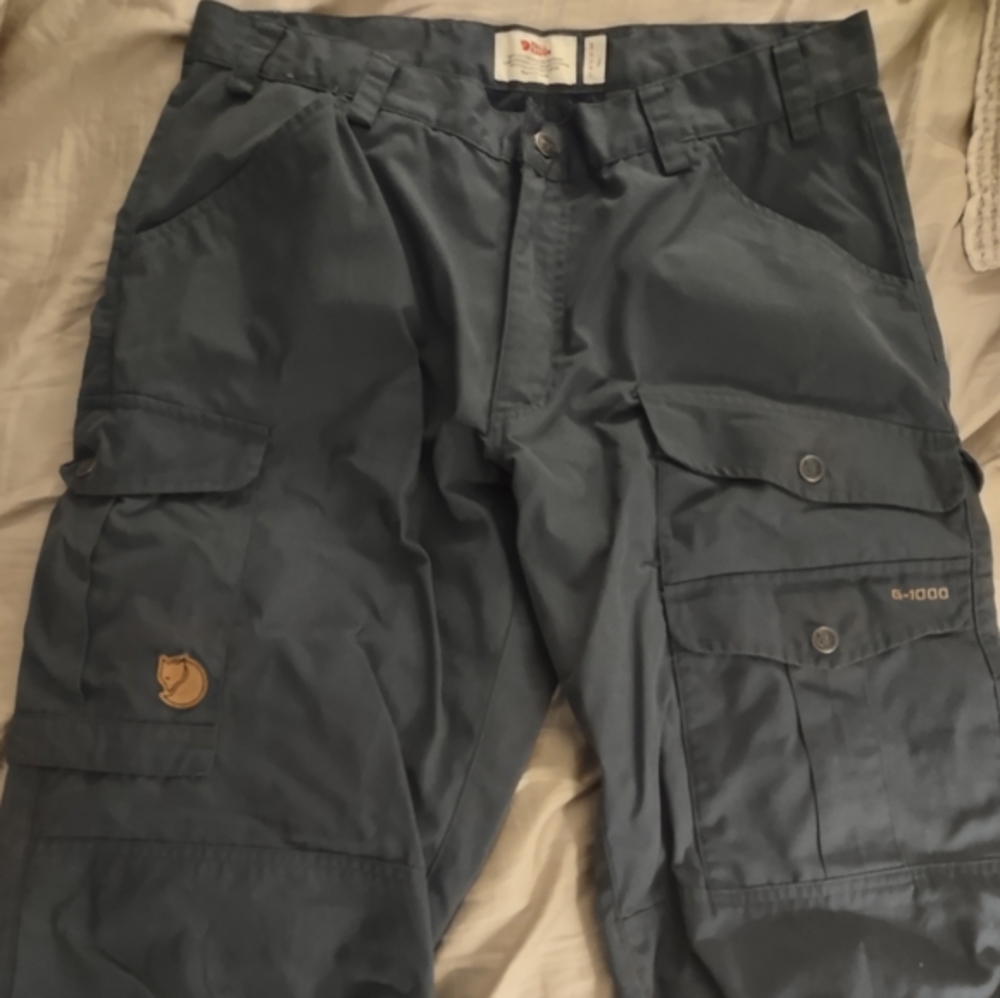 Fjallraven Mens Greenland Pro Trousers-Uncle Blue- Size 33-34 eu50